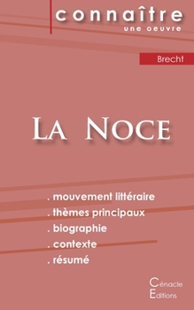 Paperback Fiche de lecture La Noce d'Arturo Ui de Bertolt Brecht (Analyse littéraire de référence et résumé complet) [French] Book