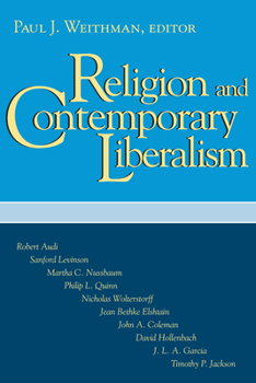 Paperback Religion and Contemporary Liberalism Book