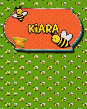 Paperback Handwriting Practice 120 Page Honey Bee Book Kiara: Primary Grades Handwriting Book K-2 Book