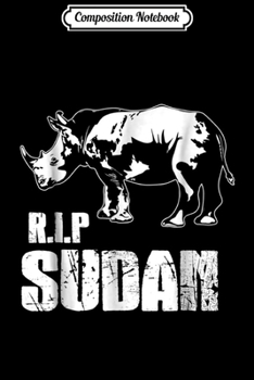 Composition Notebook: The Northern White Rhino  Journal/Notebook Blank Lined Ruled 6x9 100 Pages