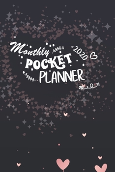 Monthly Pocket Planner 2020: One-Year Planner (Size: 6" x 9"), 12- Month Calendar Schedule Organizer and Hand Lettering Notebook (January - December). Personalized Planner, U.S. Holidays (Gift Lover)