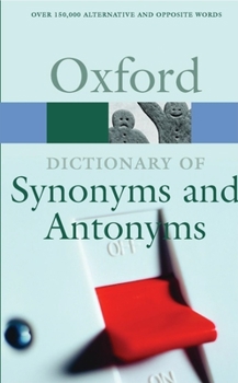 Paperback A Dictionary of Synonyms and Antonyms Book