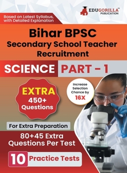 Paperback Bihar Secondary School Teacher Science Book 2023 (Part I) Conducted by BPSC - 10 Practice Mock Tests (1200+ Solved Questions) with Free Access to Onli Book