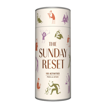 Paperback The Sunday Reset: 100 Activities--Pick-A-Stick Book