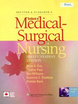 Hardcover Brunner & Suddarth's Textbook of Medical-Surgical Nursing: Canadian Edition [With CDROM] Book