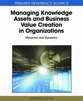 Hardcover Managing Knowledge Assets and Business Value Creation in Organizations: Measures and Dynamics Book