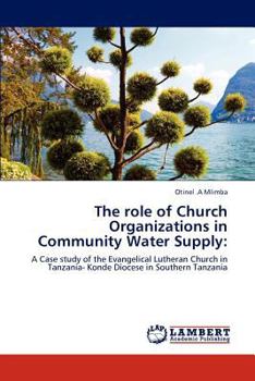 Paperback The role of Church Organizations in Community Water Supply Book