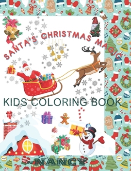 Paperback Santa's Christmas Magic: Kids coloring book