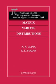 Hardcover Matrix Variate Distributions Book