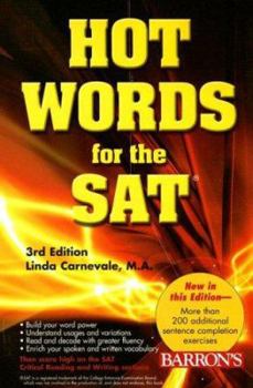 Paperback Hot Words for the SAT Book
