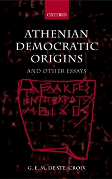 Paperback Athenian Democratic Origins: And Other Essays Book