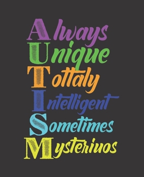 AUTISM: College Ruled Lined Notebook | 120 Pages Perfect Funny Gift keepsake Journal, Diary