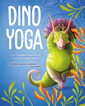 Hardcover Dino Yoga Book