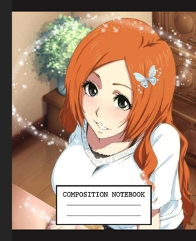 Paperback Notebook: Anime Bleach Soft Glossy Cover Graph Paper Pages Book 7.5 x 9.25 Inches 110 Pages Book