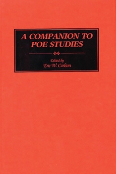 Hardcover A Companion to Poe Studies Book