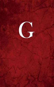 G: Personal Monogram Cover Diary, 5x8", 124 Pages