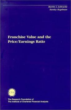 Paperback Franchise Value and the Price/Earnings Ratio Book