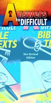 Paperback Answers to Difficult Bible Texts Book