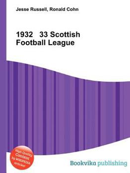 Paperback 1932 33 Scottish Football League Book