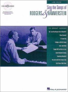 Sing the Songs of Rodgers and Hammerstein: Low Voice [With *]