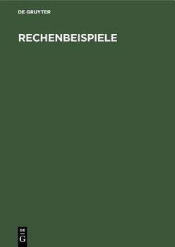 Hardcover Rechenbeispiele [German] Book