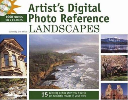 Spiral-bound Artists Digital Photo Reference: Landscapes [With CDROM] Book