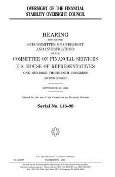 Paperback Oversight of the Financial Stability Oversight Council Book