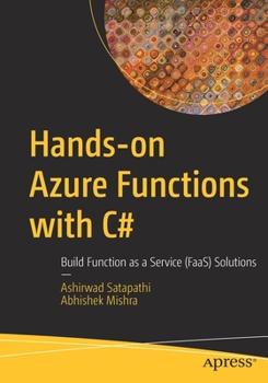 Paperback Hands-On Azure Functions with C#: Build Function as a Service (Faas) Solutions Book