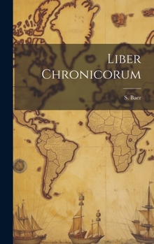 Hardcover Liber Chronicorum [Hebrew] Book