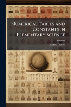 Paperback Numerical Tables and Constants in Elementary Science Book