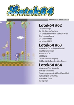 Paperback Lotek64 #2021-2023: Ausgaben 62, 63 und 64 [German] Book