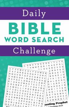 Paperback Daily Bible Word Search Challenge Book