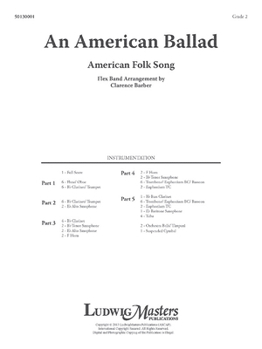 Paperback An American Ballad: Conductor Score Book