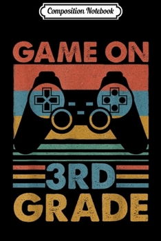 Paperback Composition Notebook: Vintage Video Game 3RD GRADE For Kids Boys Journal/Notebook Blank Lined Ruled 6x9 100 Pages Book