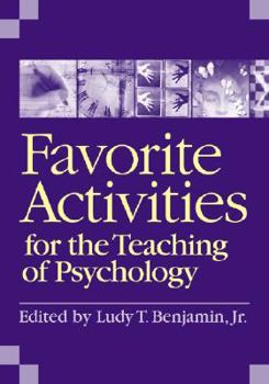 Paperback Favorite Activities for the Teaching of Psychology Book
