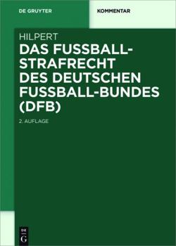 Hardcover Das Fußballstrafrecht des Deutschen Fußball-Bundes (DFB) (German Edition) [German] Book