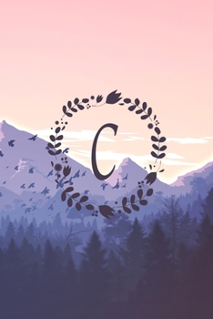 2020-2024 Initial Monogram Letter C: Lined Notebook / Journal Gift, 100 Pages, 6x9, Soft Cover, Matte Finish