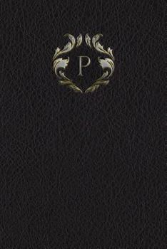 Paperback Monogram "P" Meeting Notebook Book