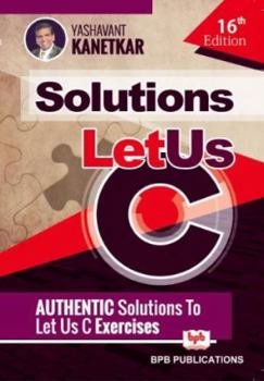 Paperback Let Us C Solutions Book