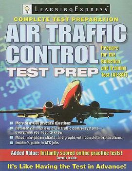 Paperback Air Traffic Control Test Preparation [with Access Code] [With Access Code] Book