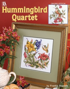 Paperback Hummingbird Quartet: Cross Stitch Book