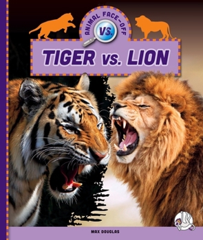 Library Binding Tiger vs. Lion Book