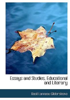 Paperback Essays and Studies, Educational and Literary Book