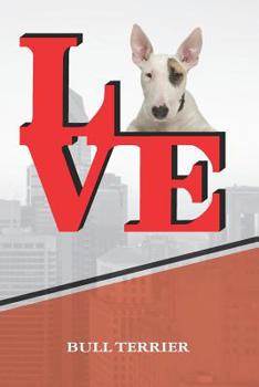 Paperback Bull Terrier: Dog Love Park Isometric Dot Paper Notebook Book Is 120 Pages 6x9 Book