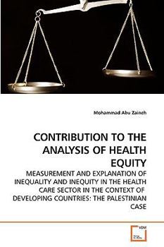 Paperback Contribution to the Analysis of Health Equity Book