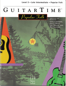 Paperback Guitartime Popular Folk, Level 3, Pick Style Book