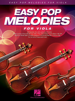Paperback Easy Pop Melodies for Viola Book