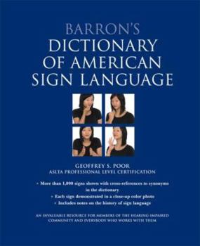 Spiral-bound Barron's Dictionary of American Sign Language Book