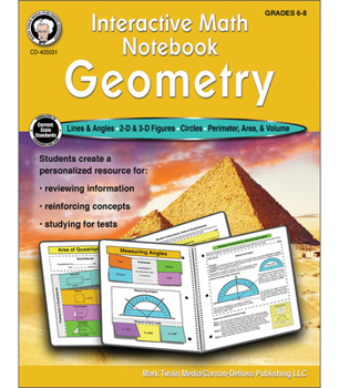 Paperback Interactive Math Notebook: Geometry Resource Book