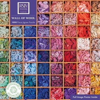 Adult Jigsaw Puzzle: Royal School of Needlework: Wall of Wool: 1000-Piece Jigsaw Puzzles